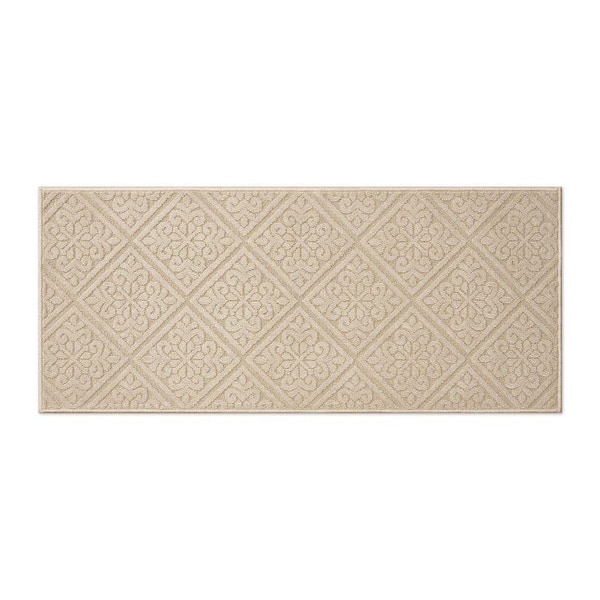Austell Solid Berber 2 ft. x 5 ft. Geometric Runner Rug