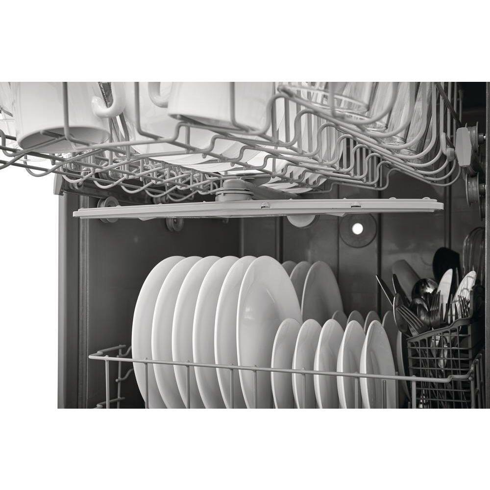 Frigidaire 24" White Built-In Front Control Dishwasher