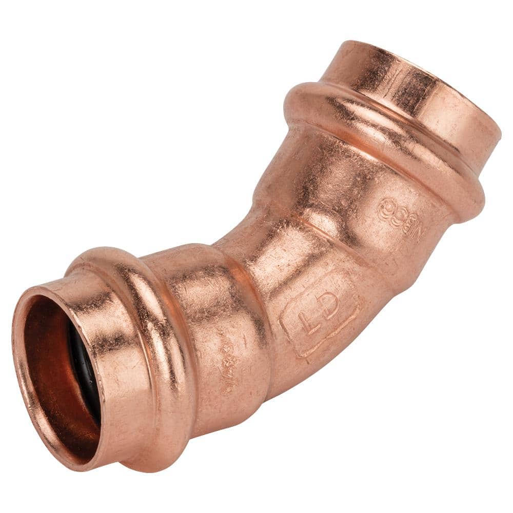 3/4 in. Copper 45-Degree Press x Press Pressure Elbow price history on PriceWatchPro