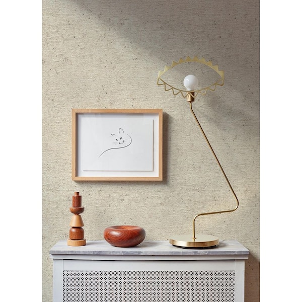 Cain Beige Taupe Rice Texture Paper Textured Non-Pasted Wallpaper Roll