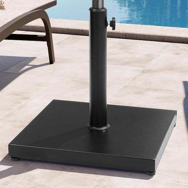 40 lbs. Cement Patio Umbrella Base in Black