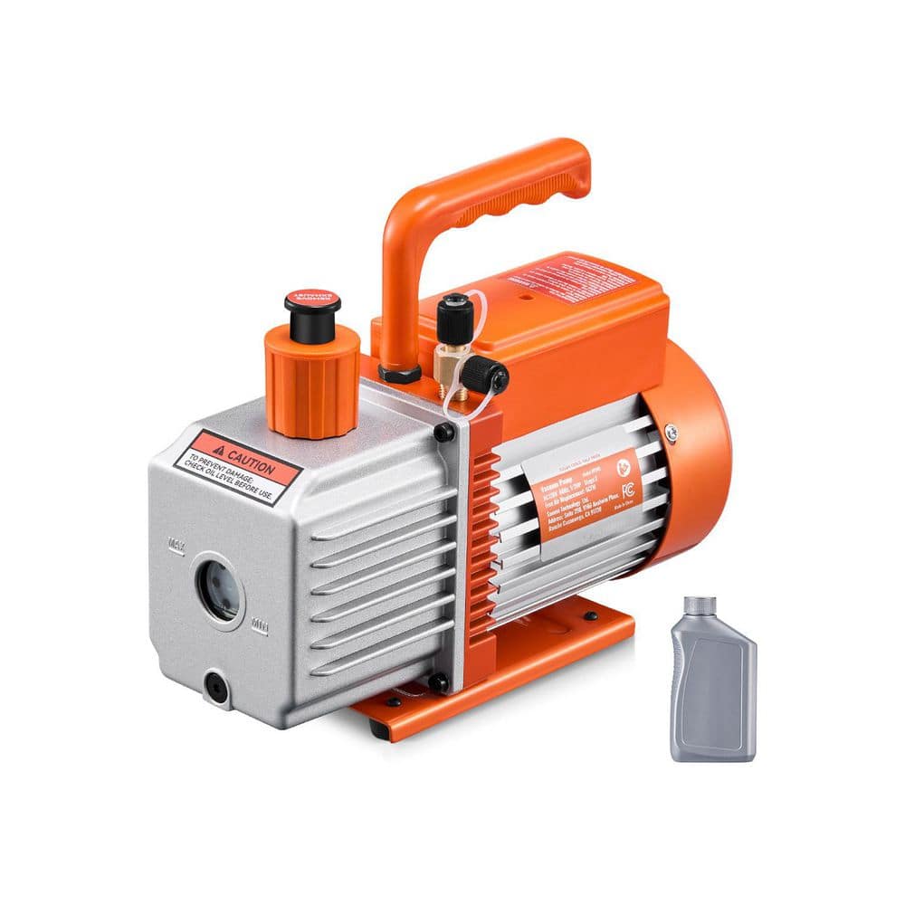 6 CFM Vacuum Pump, HVAC 2 Stage Rotary Vane Vacuum Pump, for R134a R22 R410a Systems, Auto AC Vacuum Pump Kit price history on PriceWatchPro