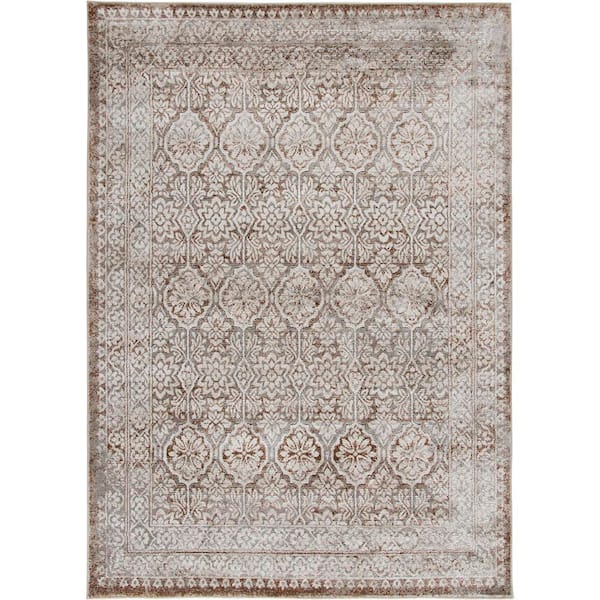 Morrow 5 ft. x 7 ft. Brown Area Rug