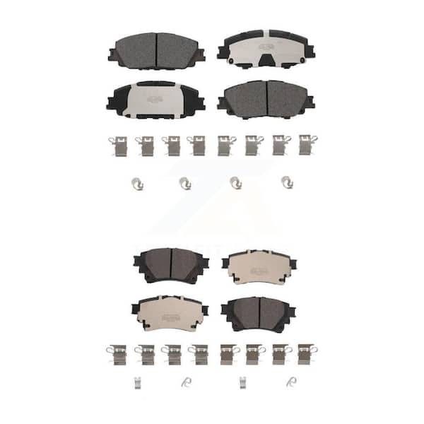 TEC Front Rear Ceramic Brake Pads Kit For Toyota Corolla With Electric Parking KTC-100707