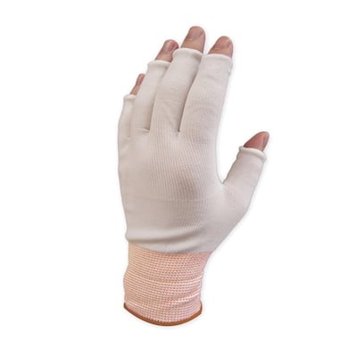 Medium Half Finger Nylon Work Gloves (300-Pack)