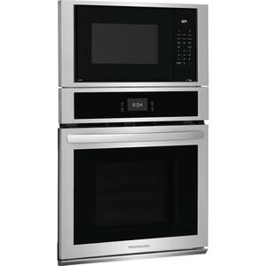 27 in. Electric Built-In Wall Oven and Microwave Combination in Stainless Steel