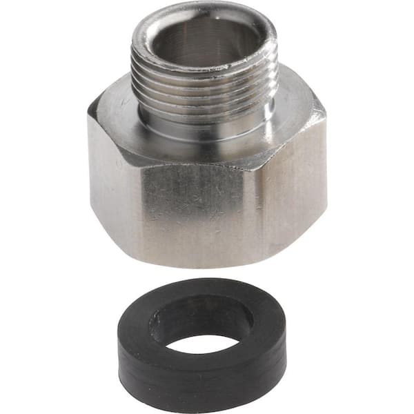 Delta Fitting Size 3/8 in. - 1/2 in. Metal Slip Joint Adapters