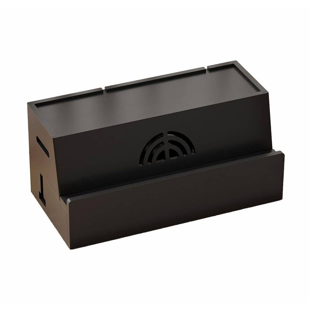 Bamboo Series 31x14x15.5cm Cable Management Box Organizer with Lid Black Cable Concealment for Desk 1 Piece price history on PriceWatchPro