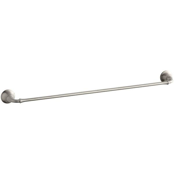 KOHLER Forte Traditional 30 in. Towel Bar in Vibrant Brushed Nickel