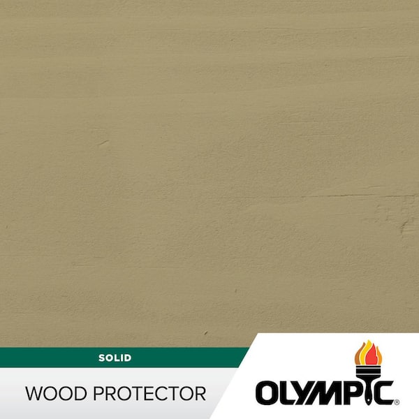 Olympic Wood Protector 1 gal. SC-1006 Autumn Sand Exterior Solid Stain Plus Sealer in One
