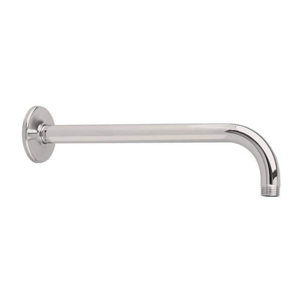 American Standard 12 in. Wall Mount Right Angle Shower Arm in Brushed Nickel