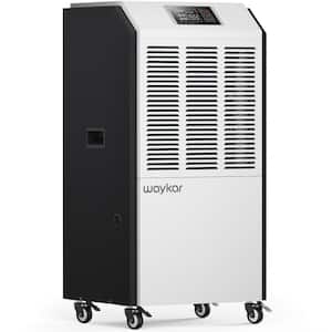 216-Pint Large Industrial Dehumidifier with Intelligent Drying for Warehouses, Basements up to 8000 sq ft, White