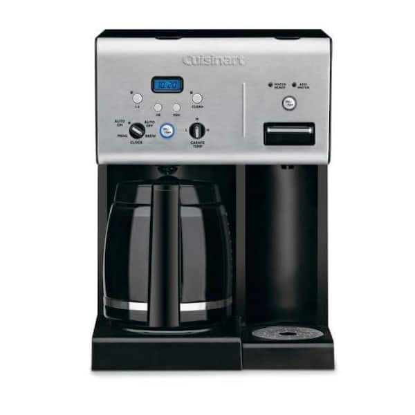 Cuisinart COFFEE PLUS 12-Cup Black Drip Coffee Maker with Automatic  Shut-Off CHW-12P1 - The Home Depot