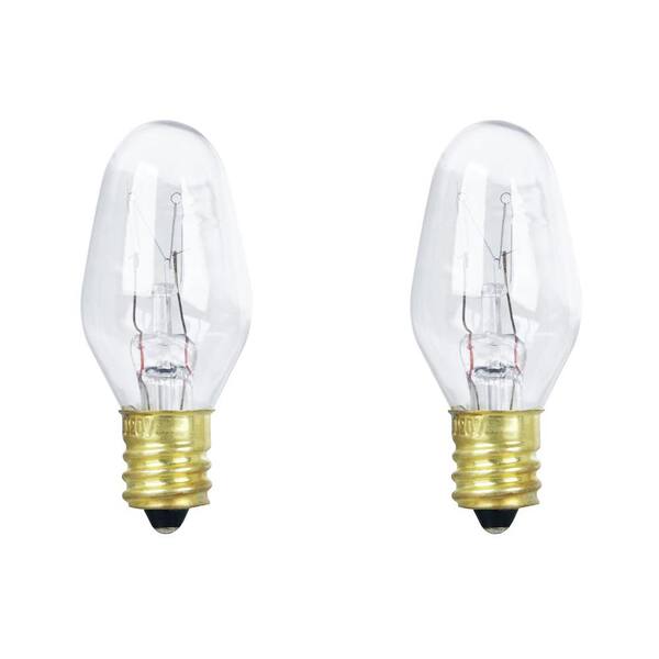Bulbrite 40CTC/25/3 40-Watt Incandescent Torpedo B8 Chandelier Bulb...