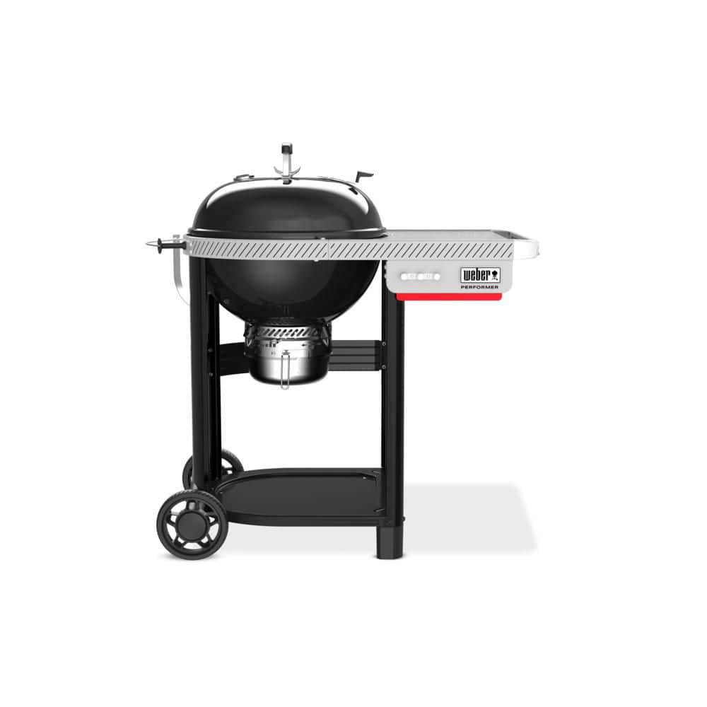 Performer 22 in. Charcoal Grill in Black with Premium Cart