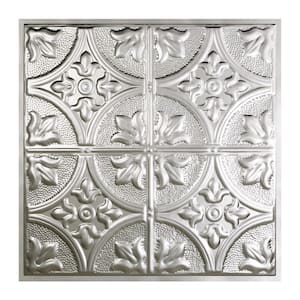 Jamestown 2 ft. x 2 ft. Lay-In Tin Ceiling Tile in Clear (20 sq. ft. / case of 5)