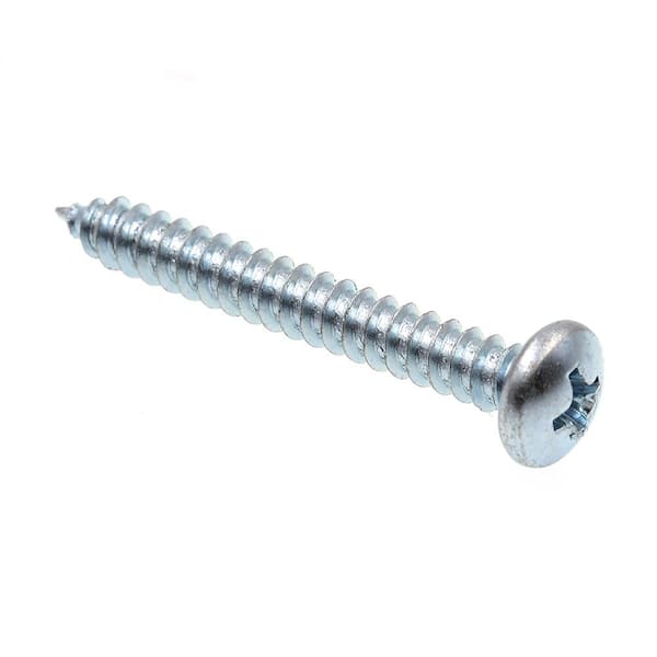 Prime-Line #10 x 1-1/2 in. Zinc Plated Steel Phillips Drive Pan Head Self-Tapping Sheet Metal Screws (75-Pack)