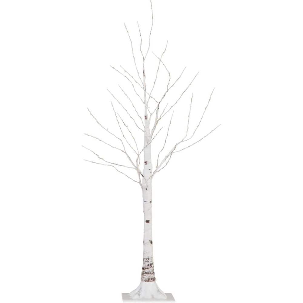 3 ft. Pre-Lit Artificial White Birch Tree with 120 Warm White LED Lights price history on PriceWatchPro