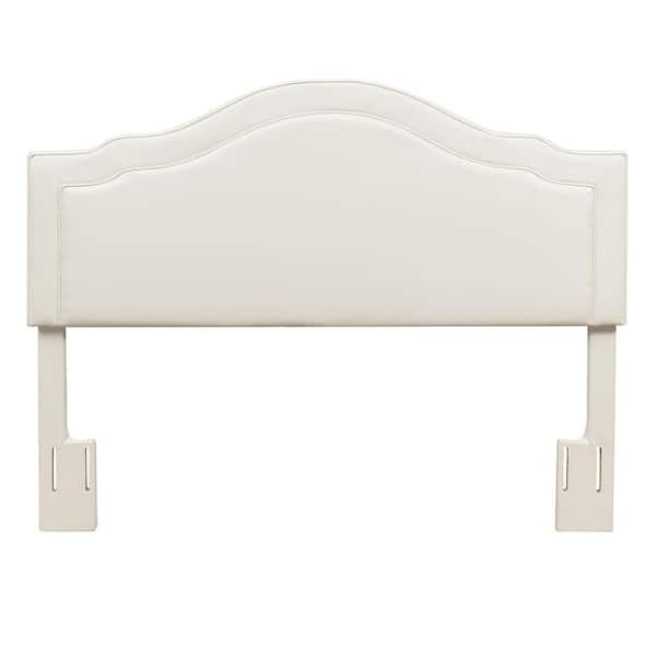 Steve Silver Edmond Pearl White Queen Upholstered Headboard