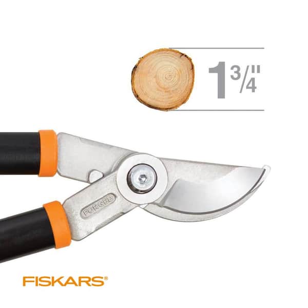 Fiskars Carbon Steel Bypass Hand Pruner with Standard Handle
