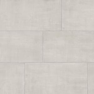 Unico Pearl 12 in. x 24 in. Concrete Look Porcelain Floor and Wall Tile (15.50 sq. ft./Case)