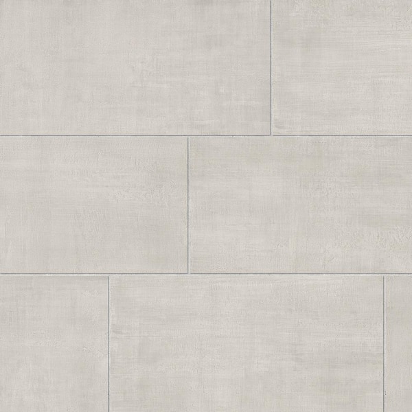 Corso Italia Unico Pearl 12 in. x 24 in. Concrete Look Porcelain Floor and Wall Tile (15.50 sq. ft./Case)