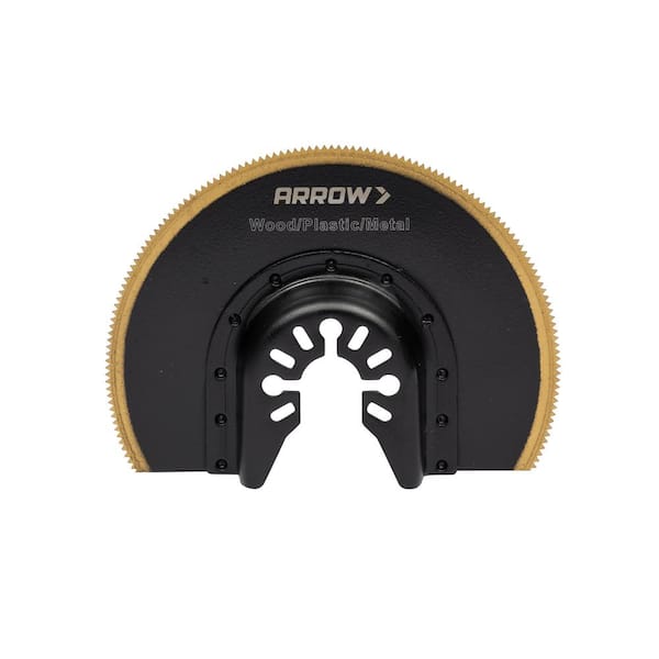 Arrow OSC35C-A 3-1/2 in. Bi-Metal Titanium-Coated Flush Cut Oscillating Tool Blade