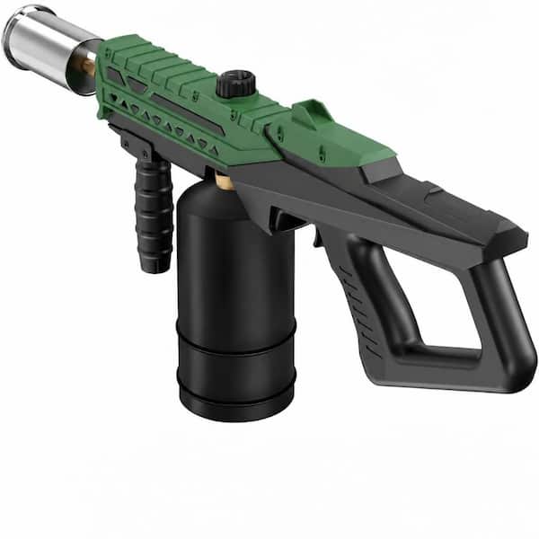 7.9 in. L x 2.3 in. W x 24 in. H ABS Dark Green Propane Torch with CSA Certification and Adjustable Flame Control