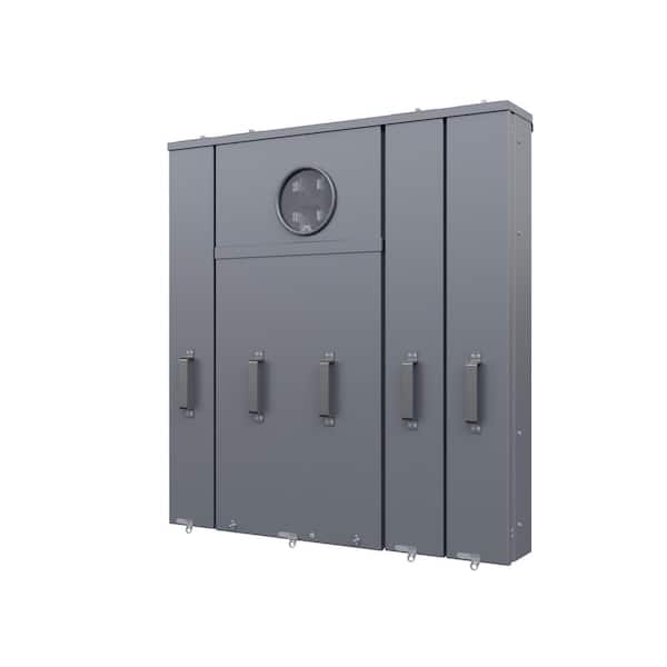 400 Amp 6-Space 3-Circuit Overhead/Underground Fed Ring Type Solar Ready Meter Meter Main
