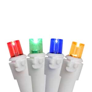 6.75 ft. 100-Light Multi-Color LED Wide Angle Icicle Lights