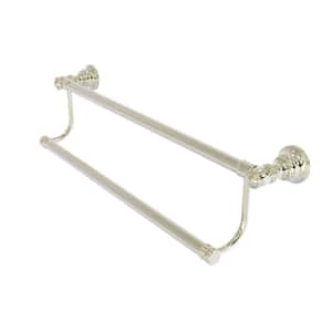 Carolina 30 in. Wall Mounted Double Towel Bar in Polished Nickel