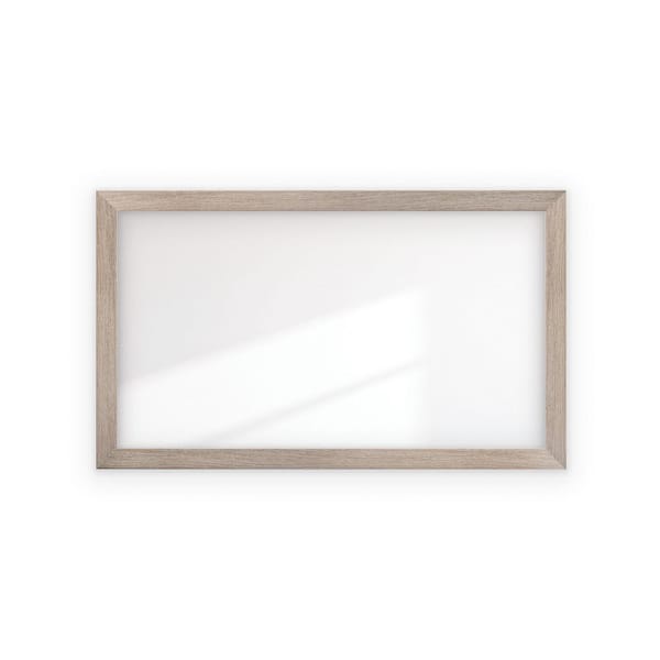 BrandtWorks 40 in. W x 67 in. H Rectangle Classic Taupe Framed Mirror