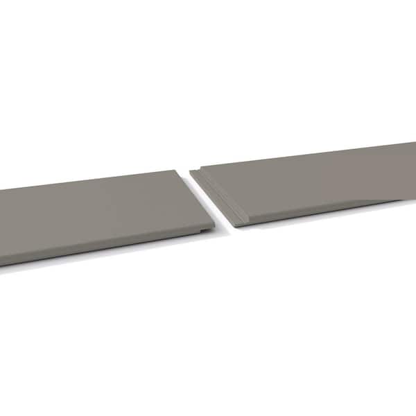 3/8 in. x 8 in. x 16 ft. Composite SmartSide ExpertFinish Brushed Smooth Lap Tundra Gray