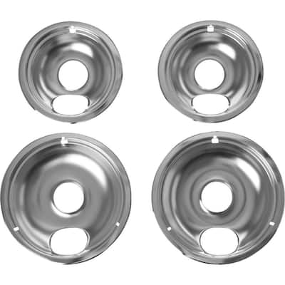 Drip Bowl Set for Electric Ranges (4-Pack)