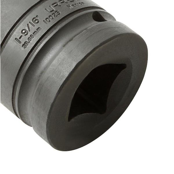Urrea 10025L 1-inch Deep Drive 6-Point 1-9/16-inch Impact Socket 