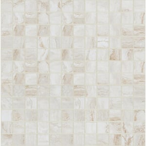 Bernini Bianco 2 in. x 2 in. Matte Porcelain Stone Look Wall Tile (8 sq. ft./Case)