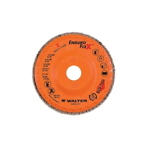Enduro-Flex 5 in. x 7/8 in. Arbor GR120 the Longest Life Flap Disc (10-Pack)