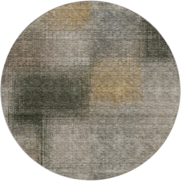 Abstract Pattern Shag Rugs Addison Rugs Dream Shag Premium Machine Washable Abstract ADS742 Taupe ...