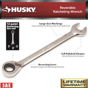 1/2 in. Reversible Ratcheting Combination Wrench