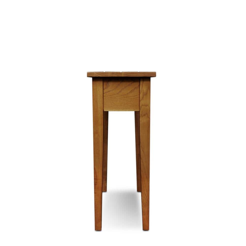 Candleglow Brown Narrow Wood End Table with Storage