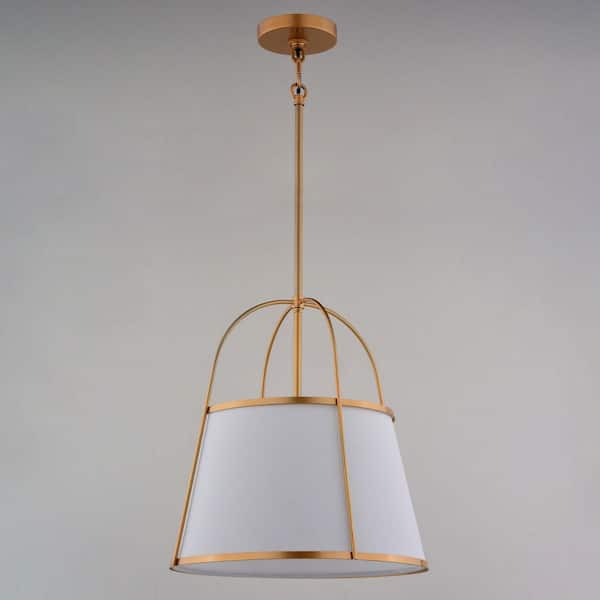 VAXCEL Marion 1-Light Mystic Gold Mid-Century Modern Pendant with