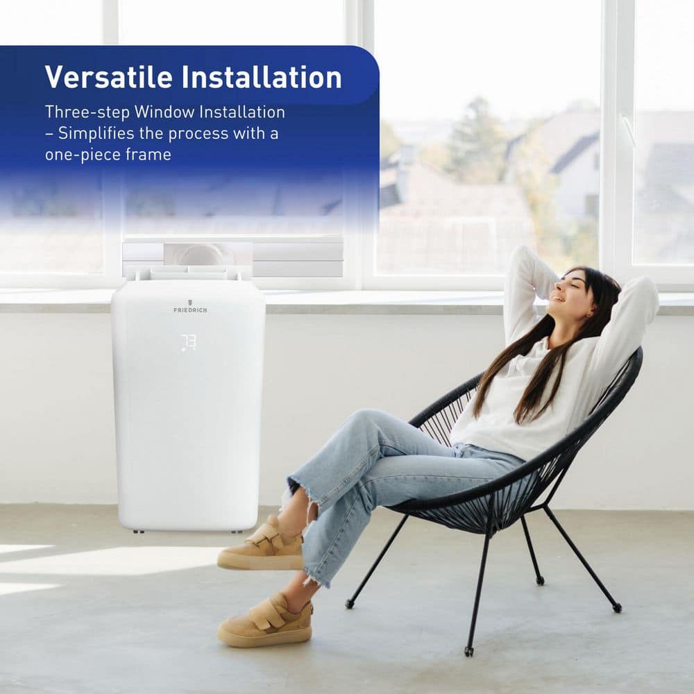 Friedrich 13000 BTU White Portable Air Conditioner with WiFi Control