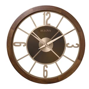 Indoor/Outdoor 26 in. Gallery Clock with Bluetooth stereo