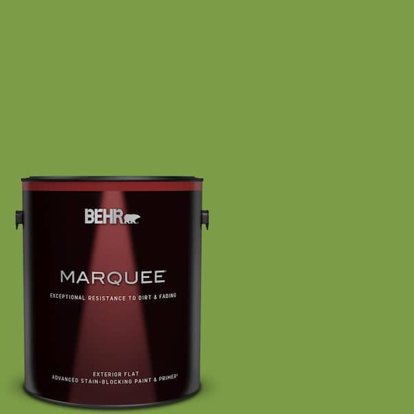 BEHR MARQUEE 1 gal. #420B-7 Pepper Grass Flat Exterior Paint & Primer