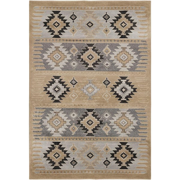 Artistic Weavers Zuata Taupe 5 ft. x 8 ft. Indoor Area Rug