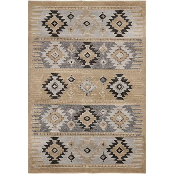 Artistic Weavers Zuata Taupe 8 ft. x 11 ft. Indoor Area Rug