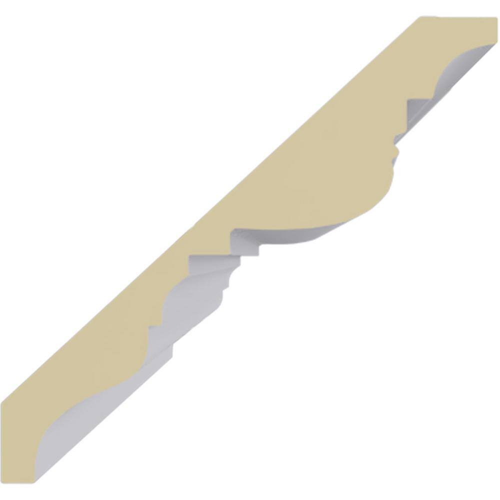 Polyurethane Egg and Dart Crown Moulding, 94.5" Length