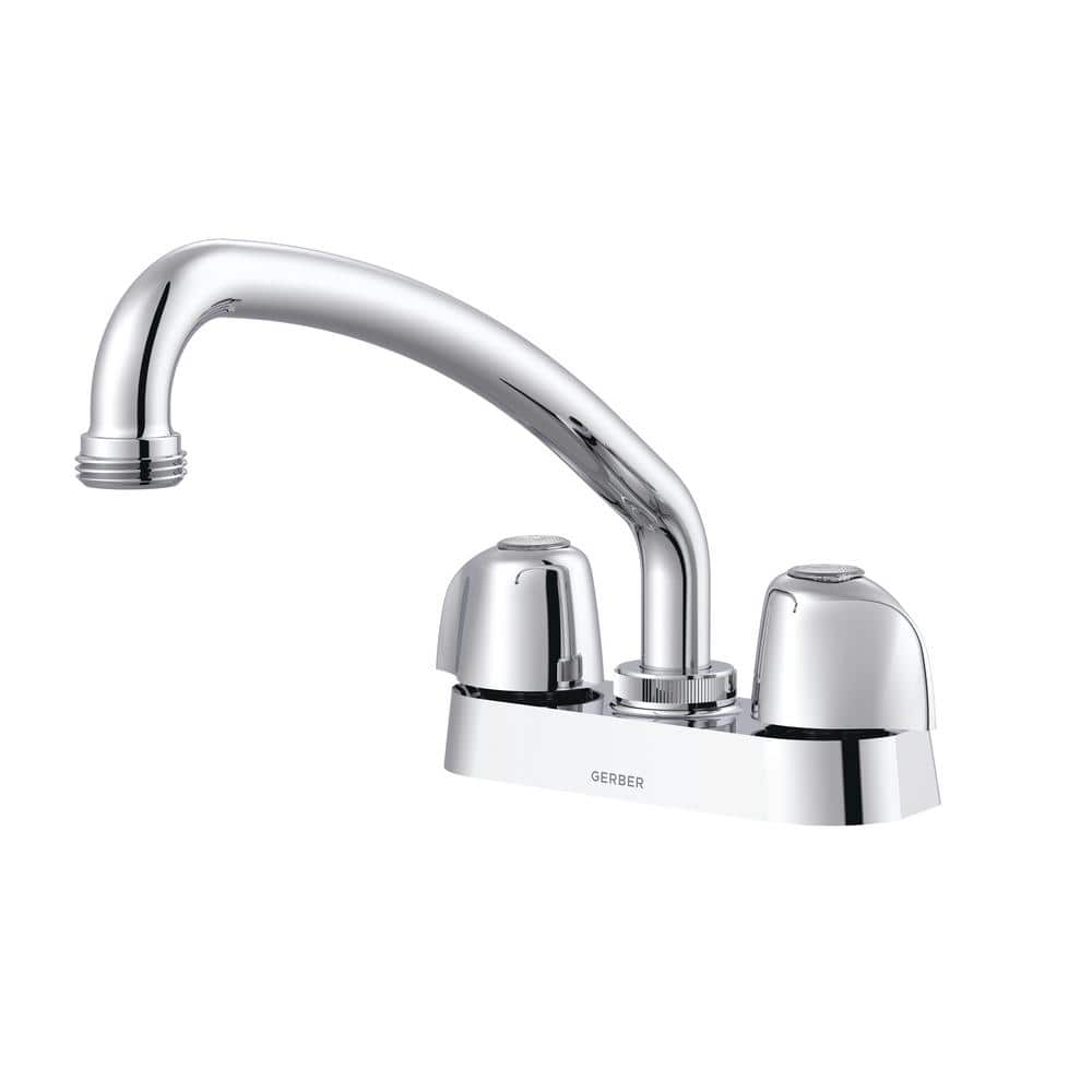 Gerber Chrome 2-Handle Laundry Utility Faucet with Swivel Spout