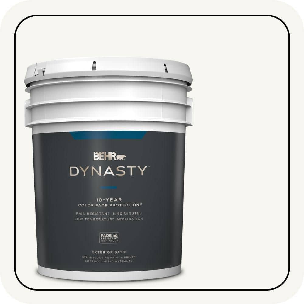 5 gal. Designer Collection #DC-001 Whipped Cream Satin Enamel Exterior Stain-Blocking Paint & Primer price history on PriceWatchPro