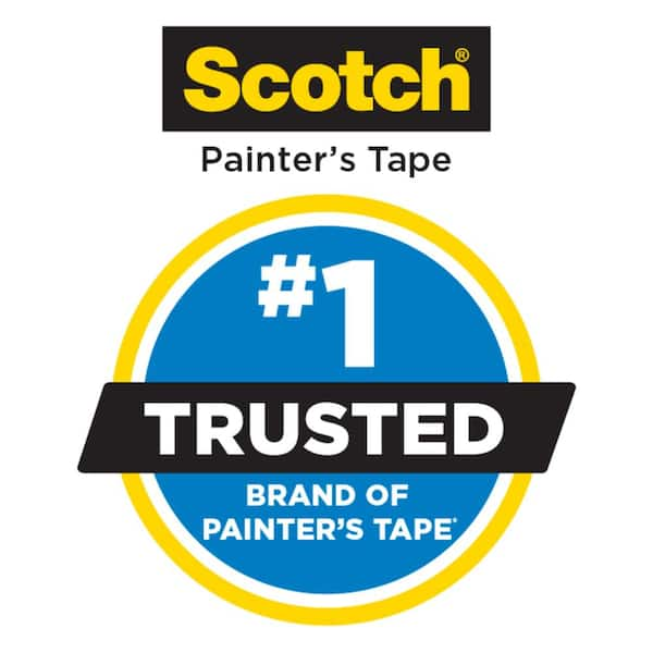 Scotch 1.88 in. x 60.1 Yds. Multi-Surface Contractor Grade Tan Masking Tape (6 Rolls)